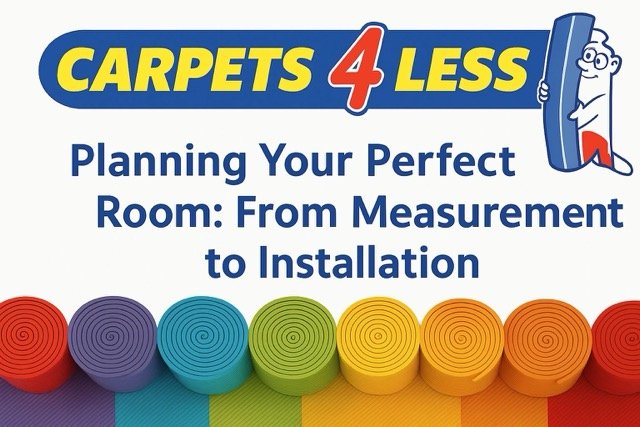 Planning Your Perfect Room: From Measurement to Installation, by Carpets4Less UK