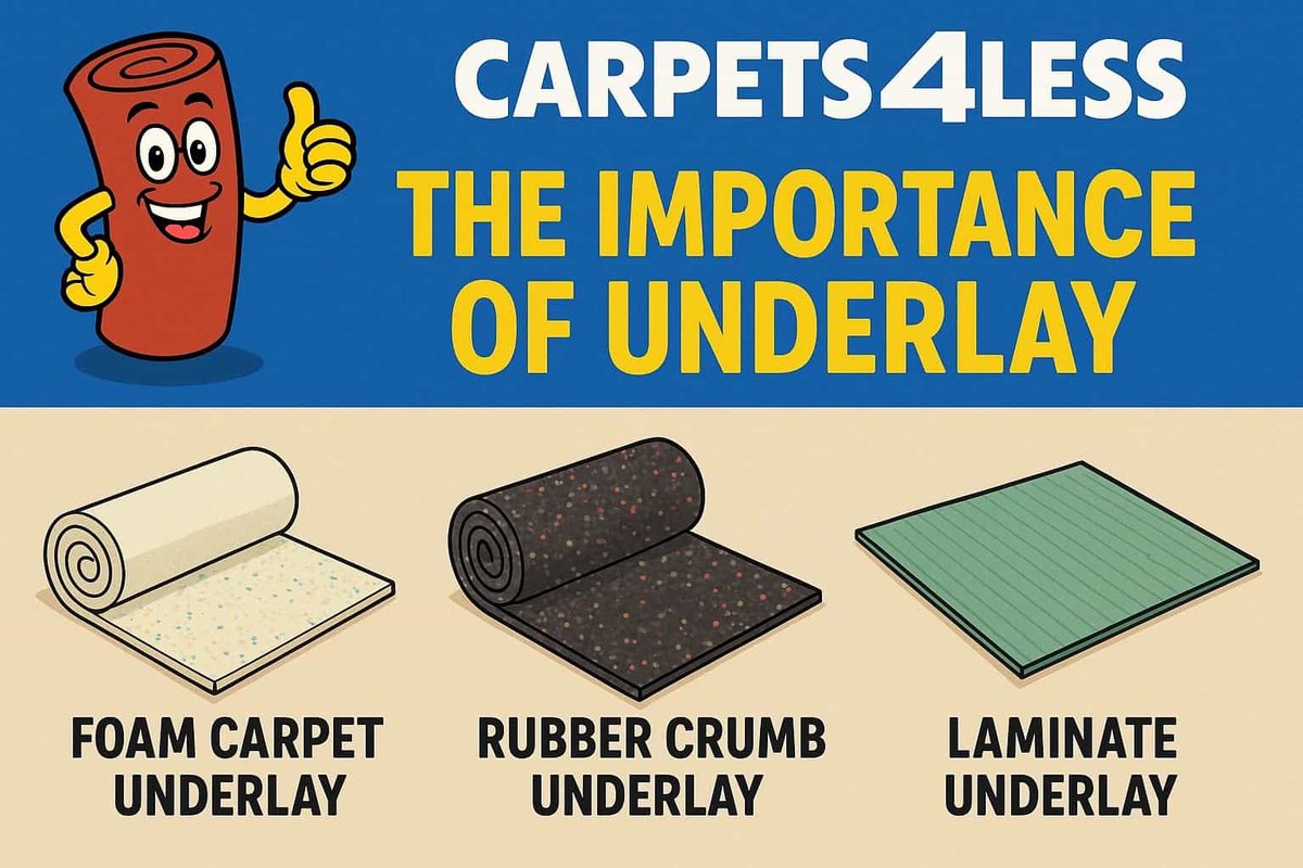 The Importance of Underlay by Carpets4Less UK